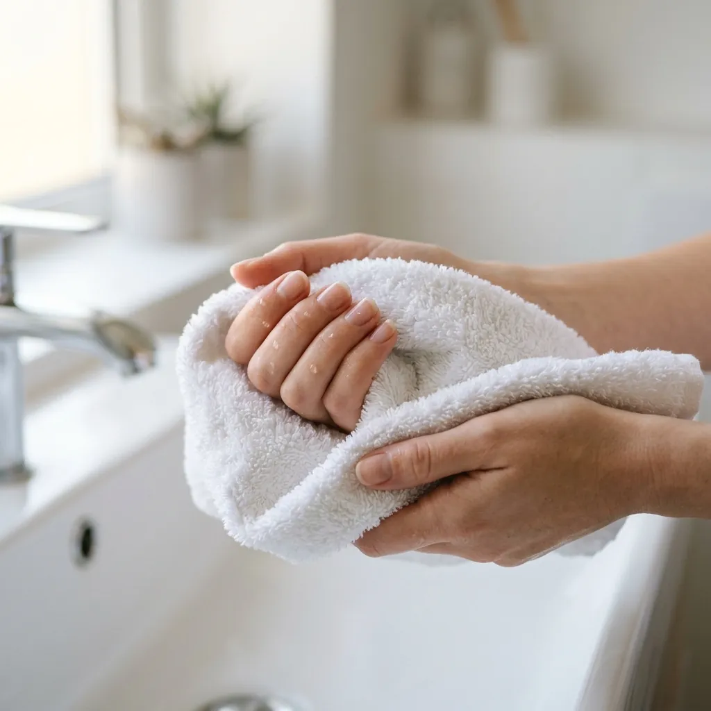 Wash & Dry Nails Thoroughly